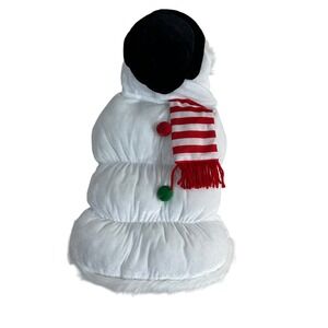 Snowman Dog Costume Sweater Small Breed Puppy Christmas Winter‎ Vest Size M